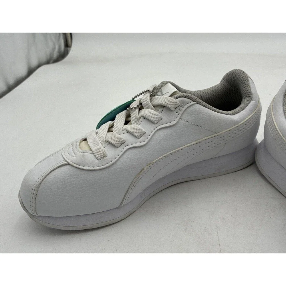 PUMA Unisex Toddlers Turin Sneaker 2.5C Little Kid/Toddler White-White